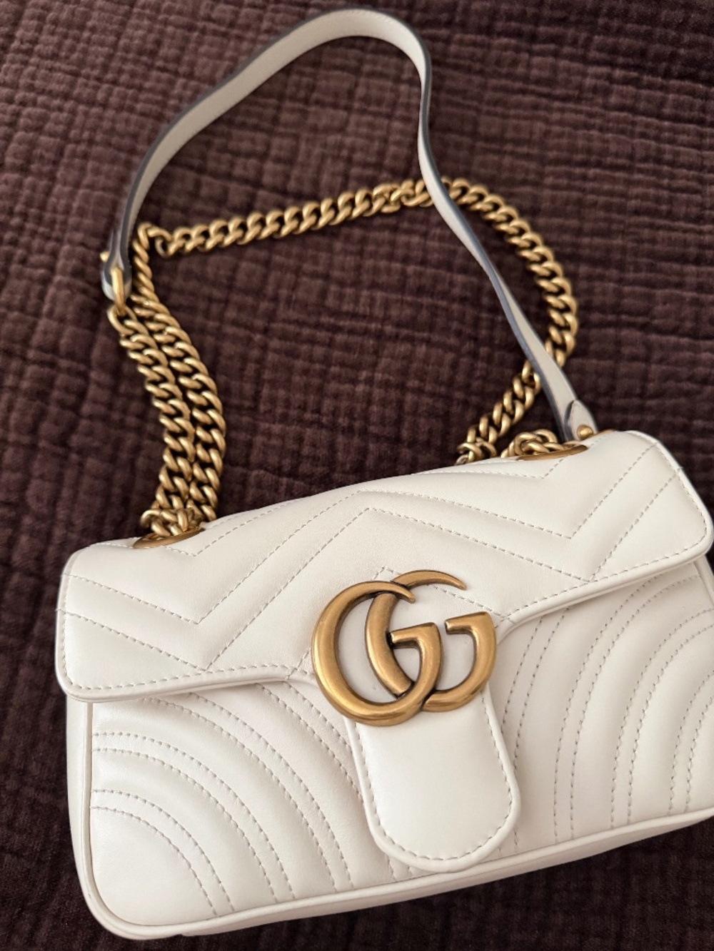 Authentic Gucci Marmont Shoulder Mini Bag